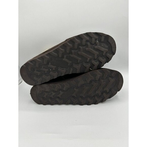 Bearpaw Brown Faux Fur Suede Lace Hiker Ankle Boot Booties Size 9 - Picture 10 of 10